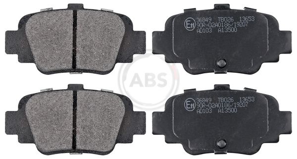 A.B.S. 36849 Brake Pad Set, disc brake