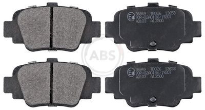 Brake Pad Set, disc brake A.B.S. 36849