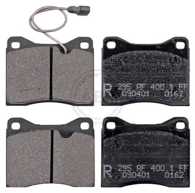 Brake Pad Set, disc brake A.B.S. 37075