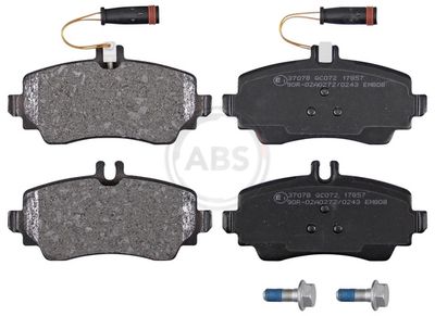 Brake Pad Set, disc brake A.B.S. 37078
