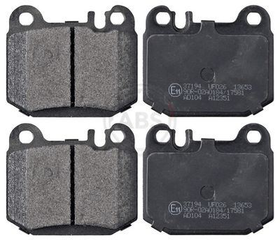 Brake Pad Set, disc brake A.B.S. 37194