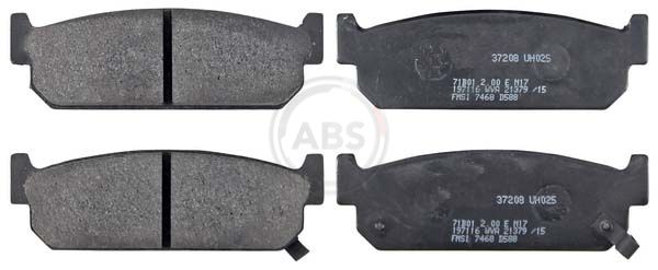 A.B.S. 37208 Brake Pad Set, disc brake