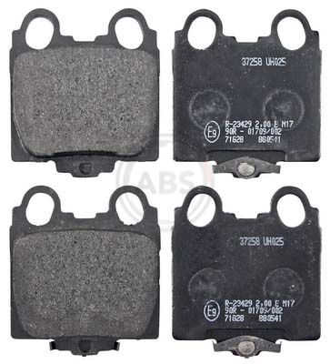 A.B.S. 37258 Brake Pad Set, disc brake