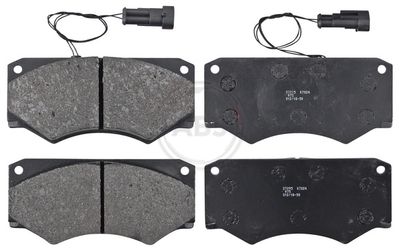 Brake Pad Set, disc brake A.B.S. 37295