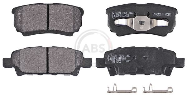 A.B.S. 37384 Brake Pad Set, disc brake