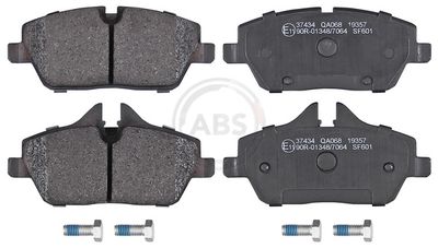 Brake Pad Set, disc brake A.B.S. 37434