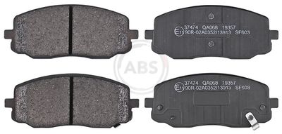 Brake Pad Set, disc brake A.B.S. 37474