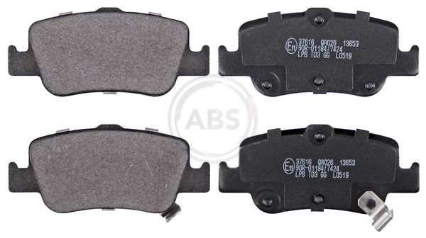A.B.S. 37616 Brake Pad Set, disc brake