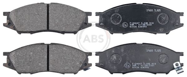A.B.S. 37680 Brake Pad Set, disc brake