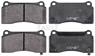 Brake Pad Set, disc brake A.B.S. 37856