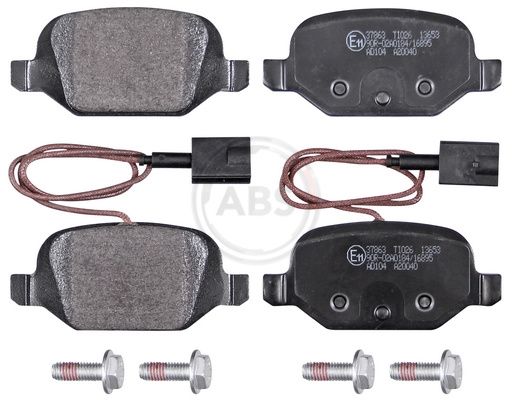 A.B.S. 37863 Brake Pad Set, disc brake