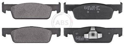 Brake Pad Set, disc brake A.B.S. 37961