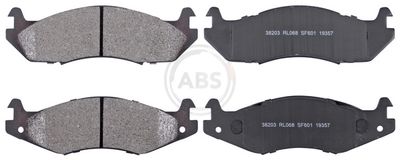 Brake Pad Set, disc brake A.B.S. 38203