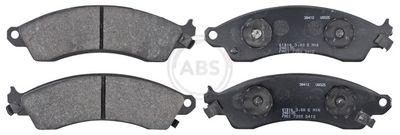 Brake Pad Set, disc brake A.B.S. 38412