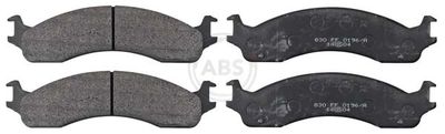 Brake Pad Set, disc brake A.B.S. 38655