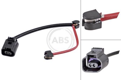 Warning Contact, brake pad wear A.B.S. 39449
