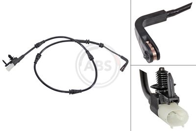 Warning Contact, brake pad wear A.B.S. 39978