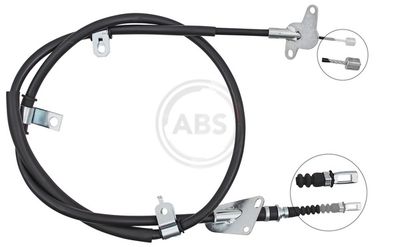 Cable Pull, parking brake A.B.S. K10063