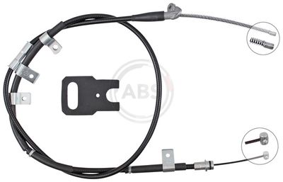 Cable Pull, parking brake A.B.S. K10130