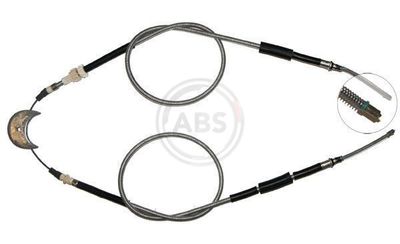 Cable Pull, parking brake A.B.S. K10675
