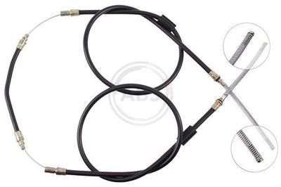 Cable Pull, parking brake A.B.S. K10855