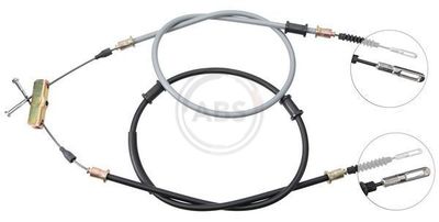 Cable Pull, parking brake A.B.S. K11305