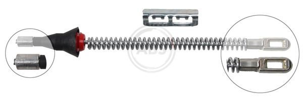 A.B.S. K12016 Cable Pull, parking brake