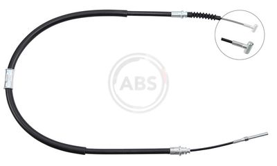 Cable Pull, parking brake A.B.S. K12052