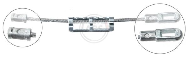 A.B.S. K12096 Cable Pull, parking brake