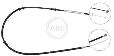Cable Pull, parking brake A.B.S. K13016