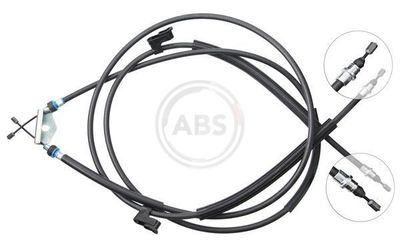 Cable Pull, parking brake A.B.S. K13456