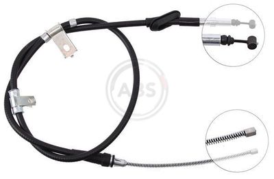 Cable Pull, parking brake A.B.S. K15688