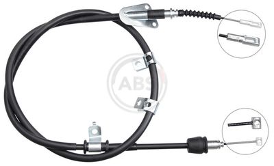 Cable Pull, parking brake A.B.S. K17310