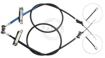 Cable Pull, parking brake A.B.S. K17442
