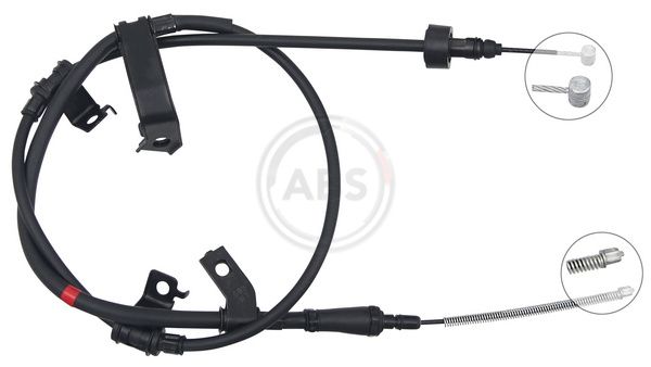 A.B.S. K17474 Cable Pull, parking brake