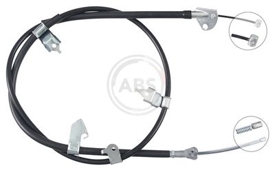 Cable Pull, parking brake A.B.S. K17630
