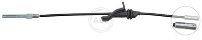 Cable Pull, parking brake A.B.S. K18003