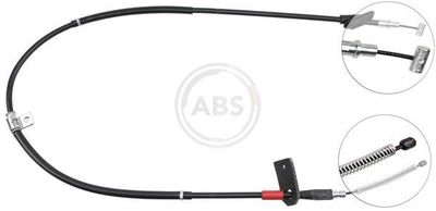 Cable Pull, parking brake A.B.S. K18748