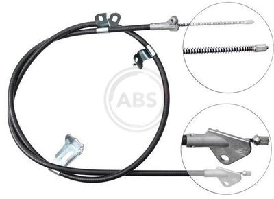 Cable Pull, parking brake A.B.S. K19517
