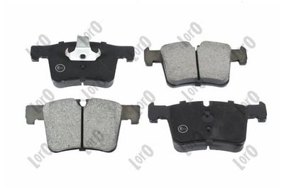 Brake Pad Set, disc brake ABAKUS 231-01-123