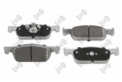 Brake Pad Set, disc brake ABAKUS 231-01-319