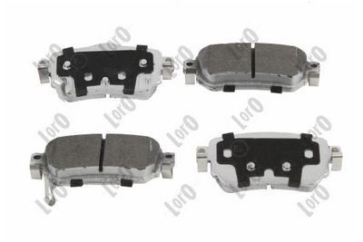 Brake Pad Set, disc brake ABAKUS 231-02-103