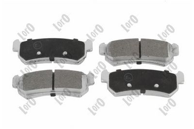 Brake Pad Set, disc brake ABAKUS 231-02-110