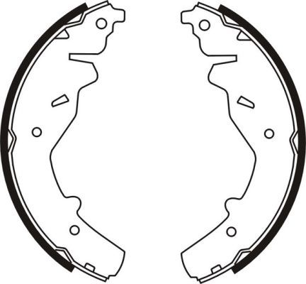 ABE C00307ABE Brake Shoe Set