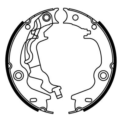 Brake Shoe Set, parking brake ABE C00525ABE