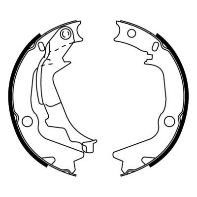 ABE C00526ABE Brake Shoe Set
