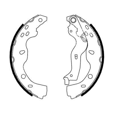 Brake Shoe Set ABE C08024ABE
