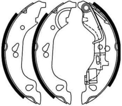 Brake Shoe Set ABE C0F019ABE