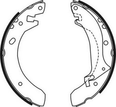 Brake Shoe Set ABE C0I001ABE