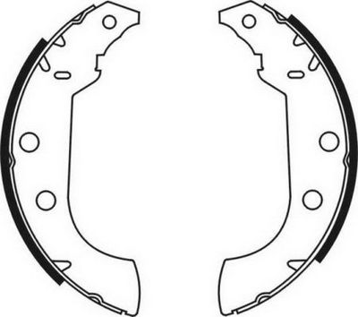 Brake Shoe Set ABE C0P008ABE